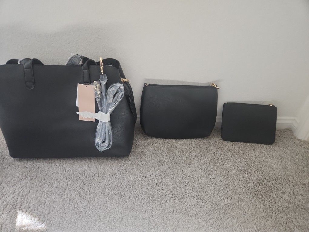 JustFab Handbag 3pc 