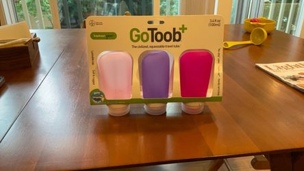 Humangear GoToob+ Large Squeeze Bottle 3.4 fl. Oz. Pack of 3