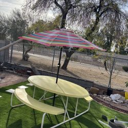 Outdoor Bench table $75
