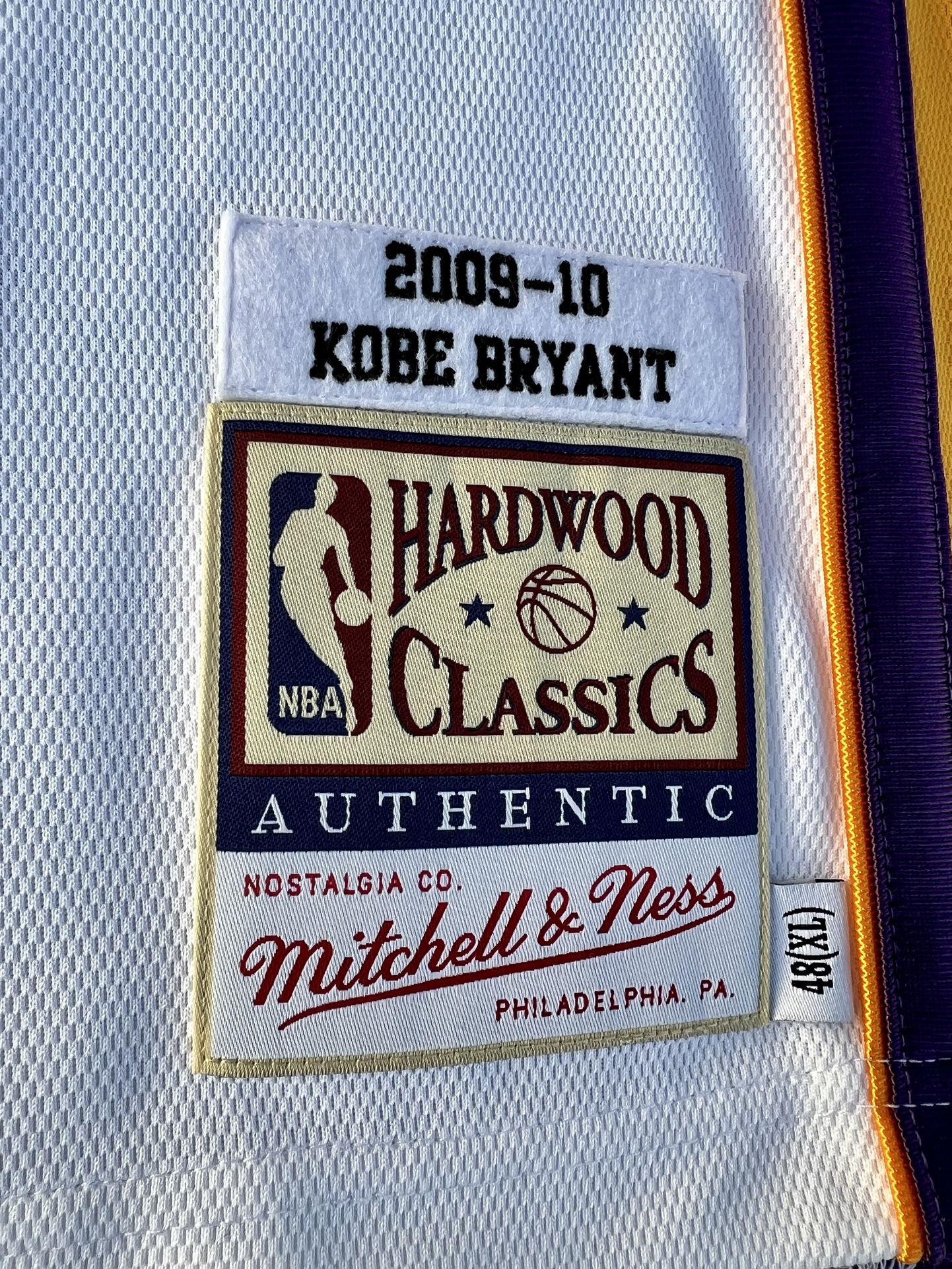 KOBE BRYANT AUTHENTIC MITCHELL & NESS 2010 NBA FINALS LA LAKERS JERSEY (48  XL) rookie shaq lebron nike magic mamba for Sale in Burbank, CA - OfferUp