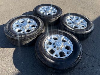 18 inch dodge ram 2500 8 lug stock rims and tires for sale