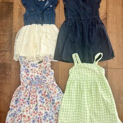Little Toddler Girls Dress Lot Bundle Size 4T J Crew Rare Editions Calvin Klein