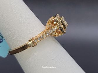 14k Yg Engagement Ring