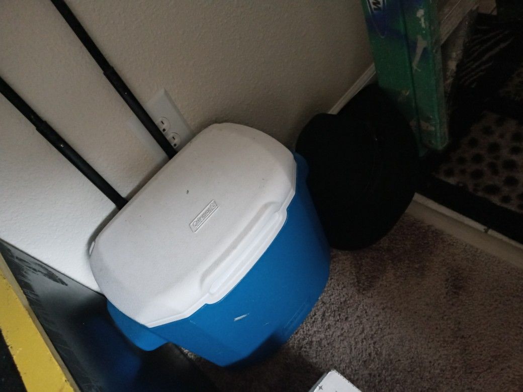 Blue cooler