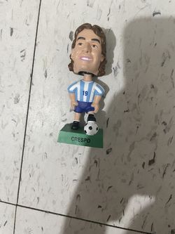 ARGENTINA NATIONAL TEAM FOOTBALL SOCCER HERNAN CRESPO MINI BOBBLEHEAD