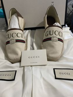 Gucci espadrilles Size 8 1/2 For Women , Size 6 For Men 