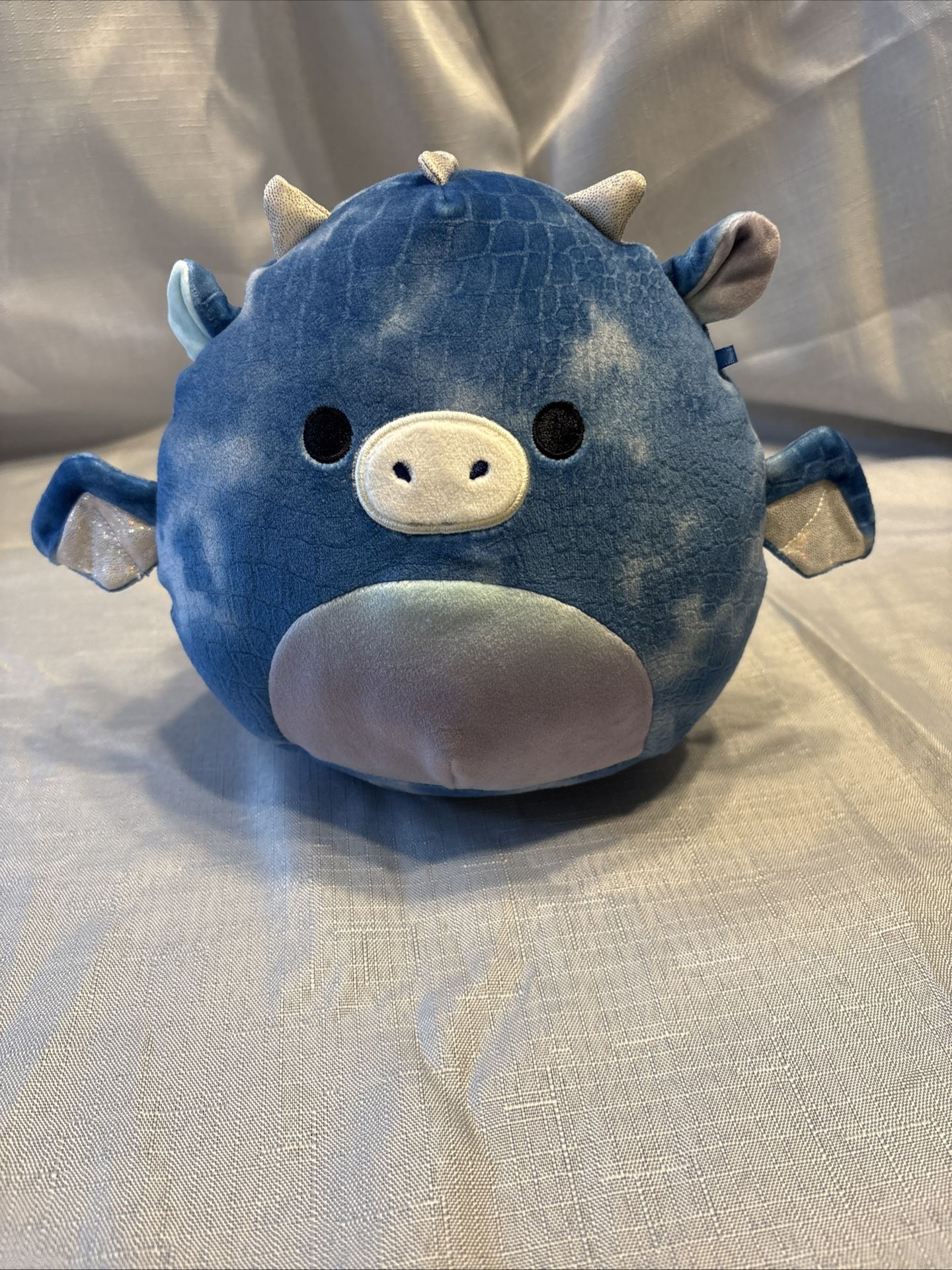 Adorable and super soft Squishmallow Mitchie the Blue Dragon plush toy!