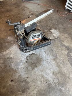 10” radial arm saw