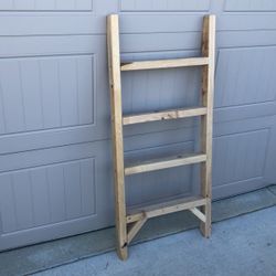 Ladder Blanket Rack Towel Rack 4’