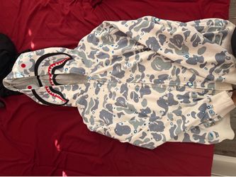 Bape white galaxy hoodie 2XL