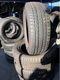 20” tires nexen 255/60/20 with free installation $250
