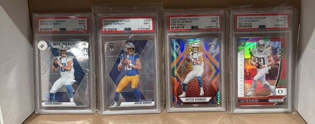 4 Card Collection Justin Herbert NFL CHARGERS 