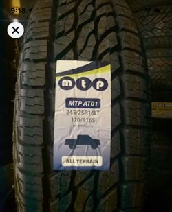 All 4 Brand New Tires 245/75R16Lt 10Ply All Terrain $399.99 8023 Ferguson Rd Dallas Tx 75228