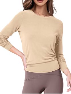 Women's Long Sleeve Crew Neck Top