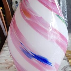 Modern Pink White Vase 