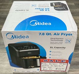 MideaHeatXpress 7.8 Quart 8-in-1 XL Capacity Air Fryer Oven Brand New