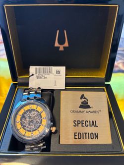 Brand New Bulova Grammy Automatic Watch – Gunmetal Stainless Steel