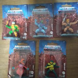 Micro Mini He-man Figures 