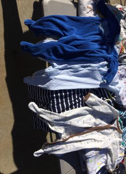 4 pack of size 9 months footsie.