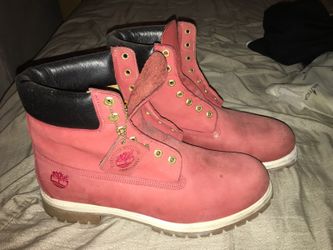 Red Timberlands Size 13