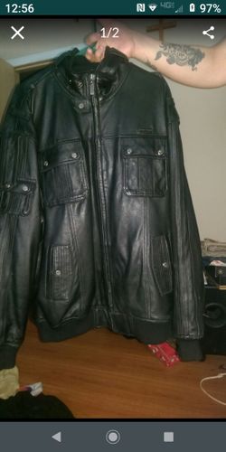 Leather jacket