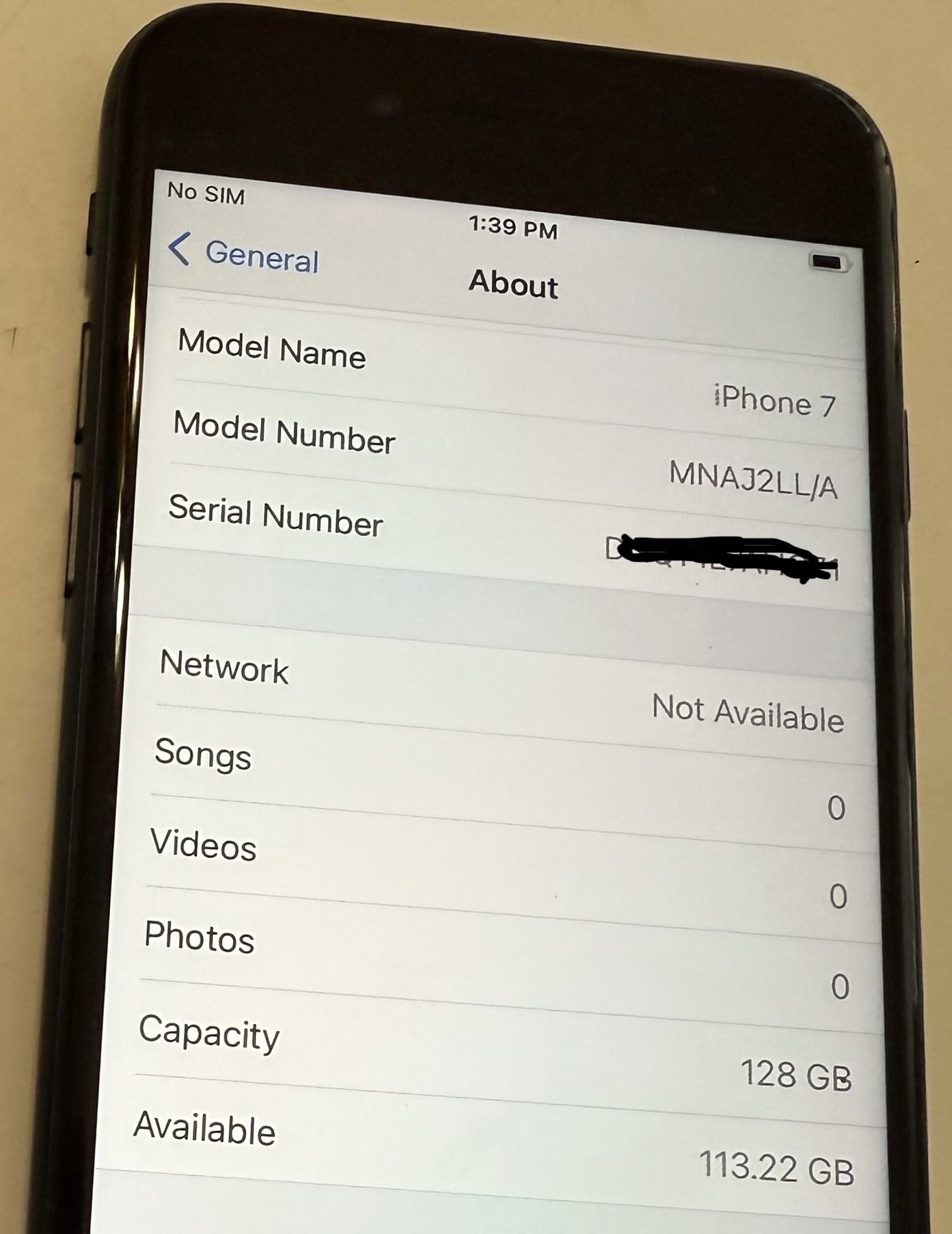 iPhone 7 128 GB Unlocked