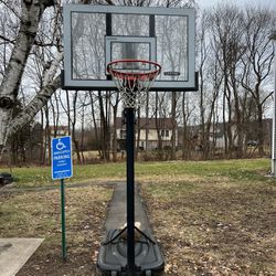 7.5 - 10 ft LifeTime Basketball Hoop. 