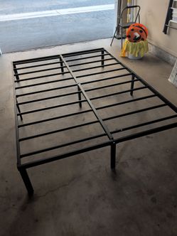 Full size metal bed frame
