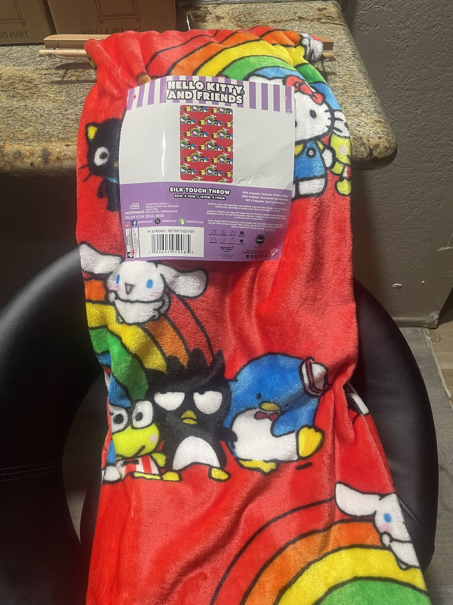 Hello Kitty And Friends Silk Touch Throw Blanket