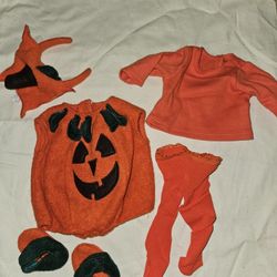 Bitty Baby Pumpkin Costume 