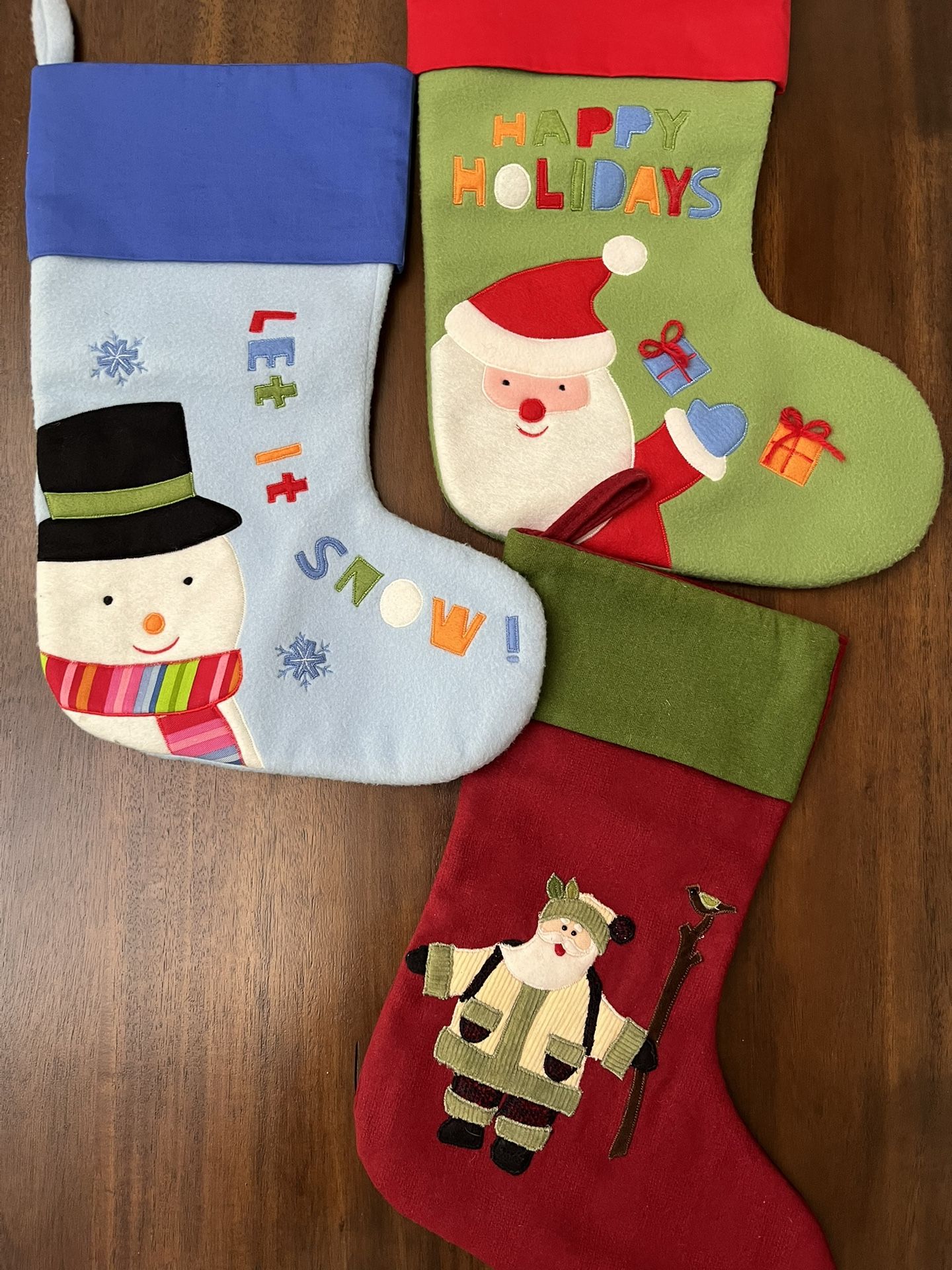 3 Christmas Stockings