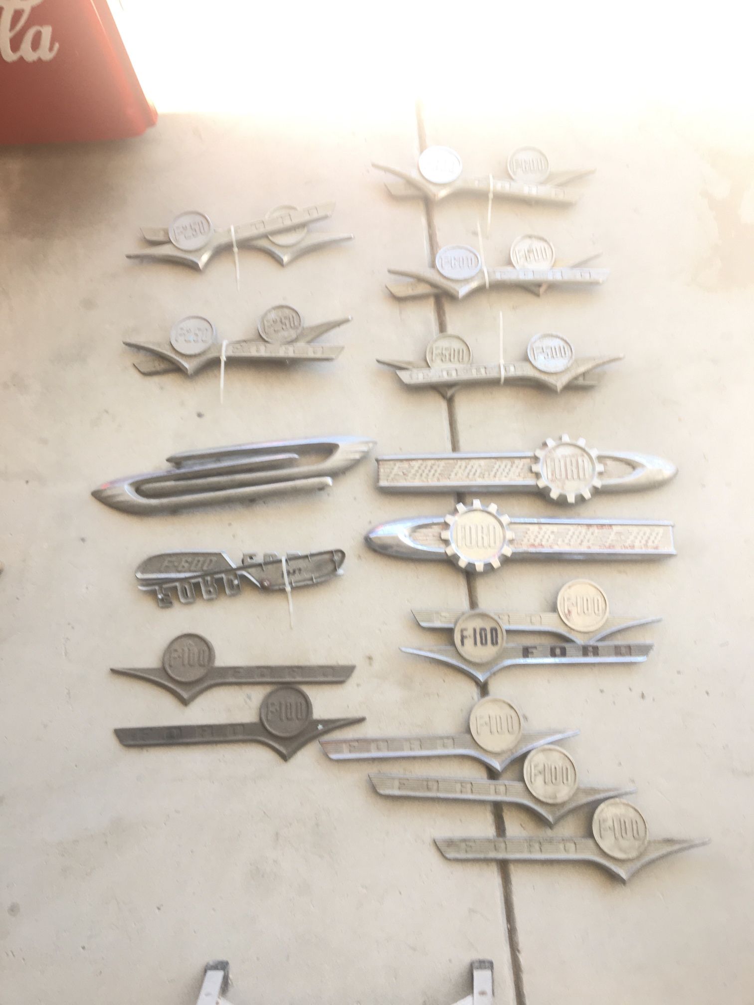 Many 1956 Ford F100 Parts And Some GM Gauges