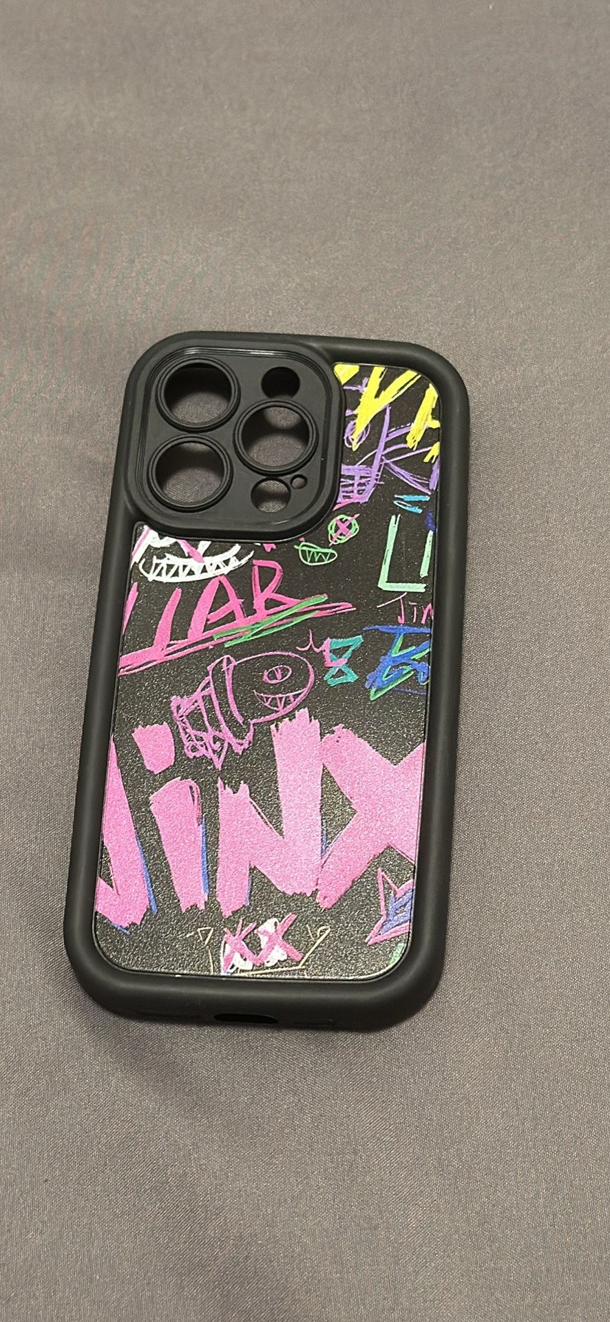 iPhone 14 Pro Case (Cyberpunk/Graffiti Style)