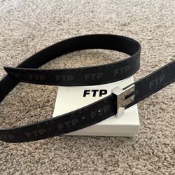 FTP Logo Repete Belt Black