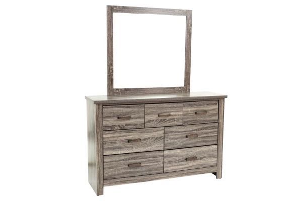 Brand new rustic brown dresser, mirror is extra (59" x 16" x 36"H )