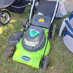 Green Works Electric Lawn Mower