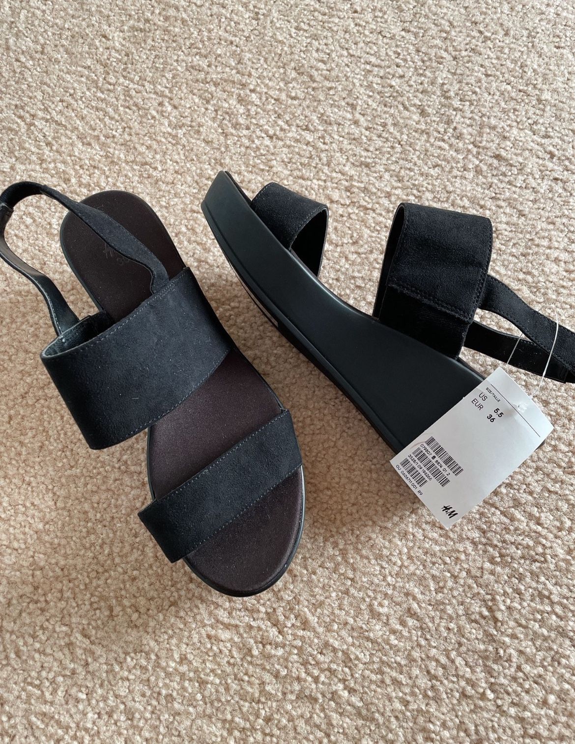 H&M Black Sandals
