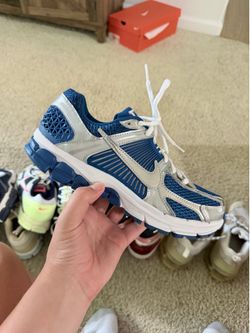 Nike Vomero blue and silver