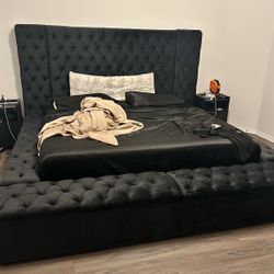 King Bed frame & Mattress 