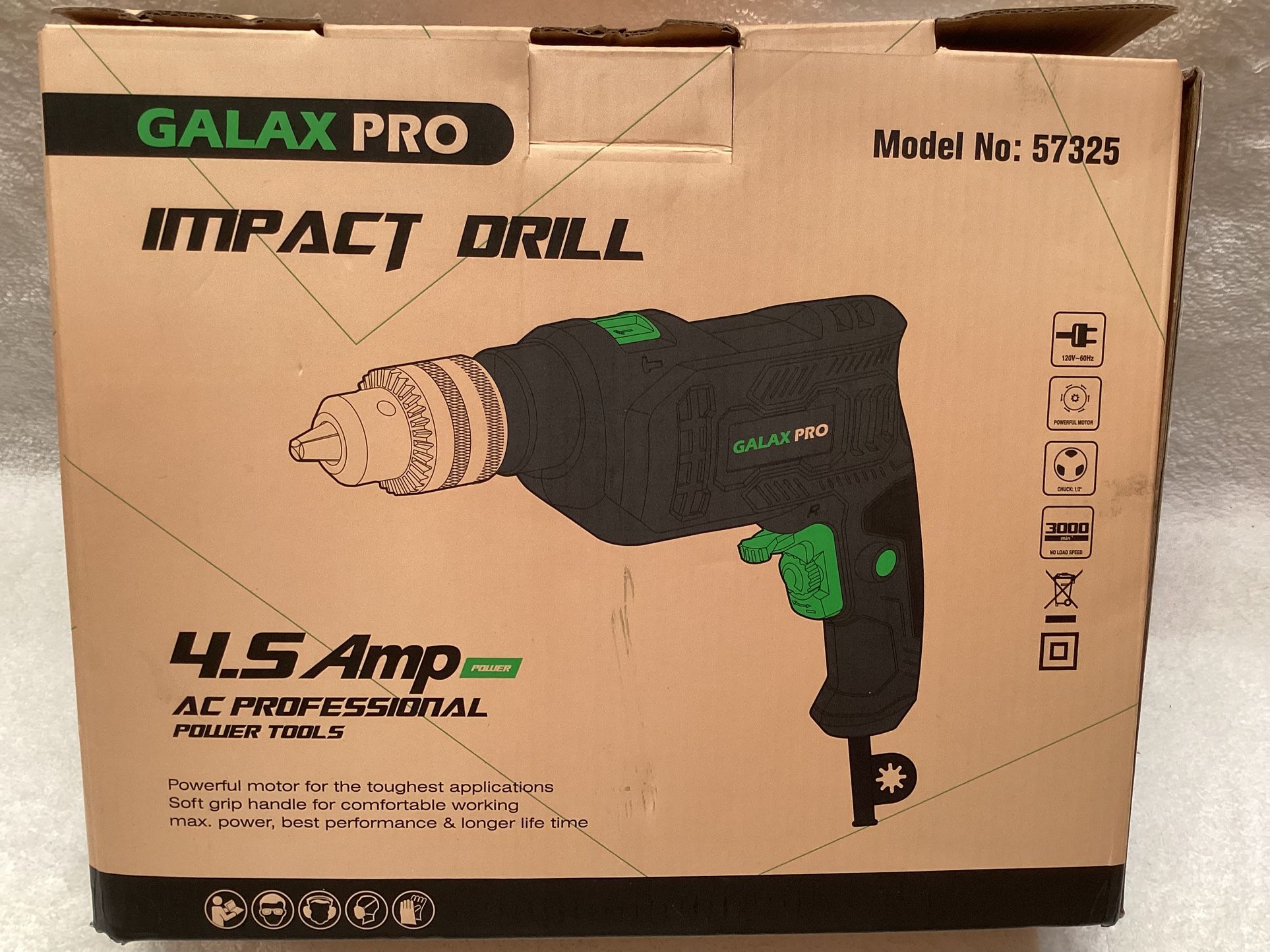 Galax Pro 4.5 Amp Corded Hammer Drill 5pcs Bit