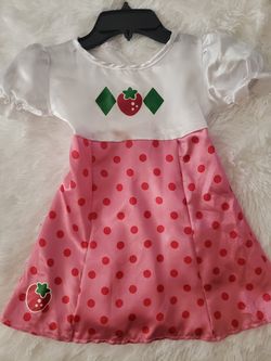 Strawberry shortcake girls Halloween costume