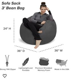Large Sofasac Bean Bag Chair 