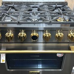 36” Dual Fuel Gas Stoves 