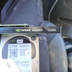 WD Black High Performance Hard-drive  And Nvidia K2200