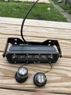 8 inch led headlight and circle led light