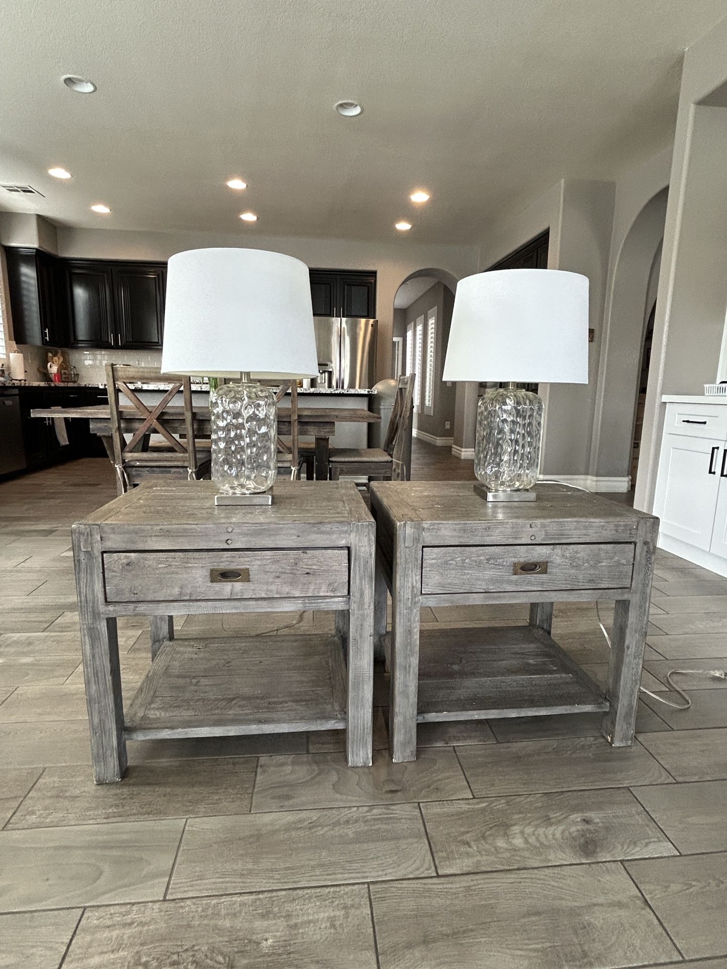 Lamps and End Tables