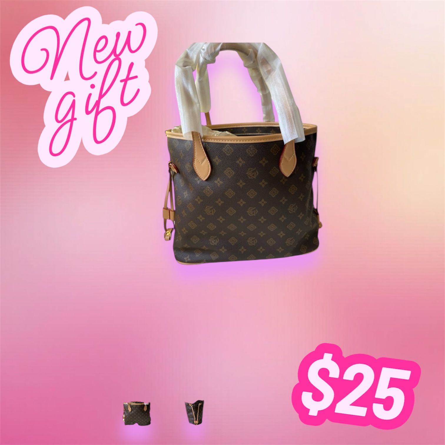 Elegant Brown Designer Fashion Bag