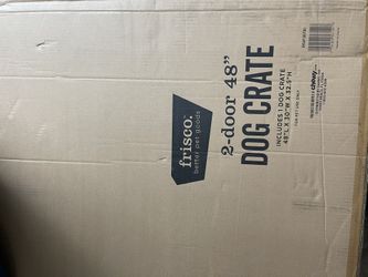 Dog Crate 2-door 48”