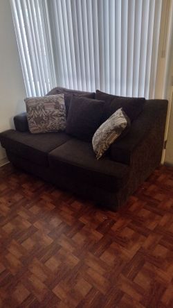 Perfect condition brown couch