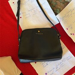 Liz Claiborne Small Black Crossbody Purse 